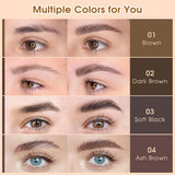 UCANBE Microblading Brow Fection Brow Eyebrow Pencil – Angled Brush Tip, Wild Natural Hair-Like Strokes, Patented Design, Long-Lasting & Smudge-Proof