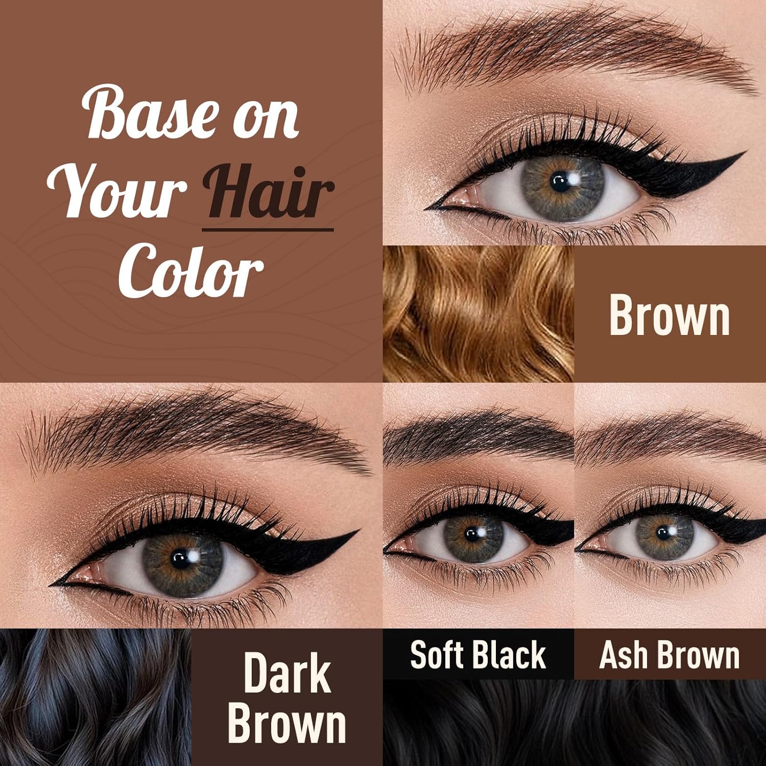 UCANBE Microblading Brow Fection Brow Eyebrow Pencil – Angled Brush Tip, Wild Natural Hair-Like Strokes, Patented Design, Long-Lasting & Smudge-Proof