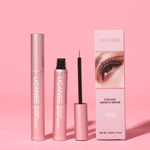 Eyelash Growth Serum - 2PCS, 5ml Each, Enhances and Nourishes Lashes