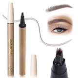 UCANBE Microblading Brow Fection Brow Eyebrow Pencil – Angled Brush Tip, Wild Natural Hair-Like Strokes, Patented Design, Long-Lasting & Smudge-Proof