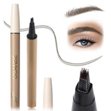 UCANBE Microblading Brow Fection Brow Eyebrow Pencil – Angled Brush Tip, Wild Natural Hair-Like Strokes, Patented Design, Long-Lasting & Smudge-Proof