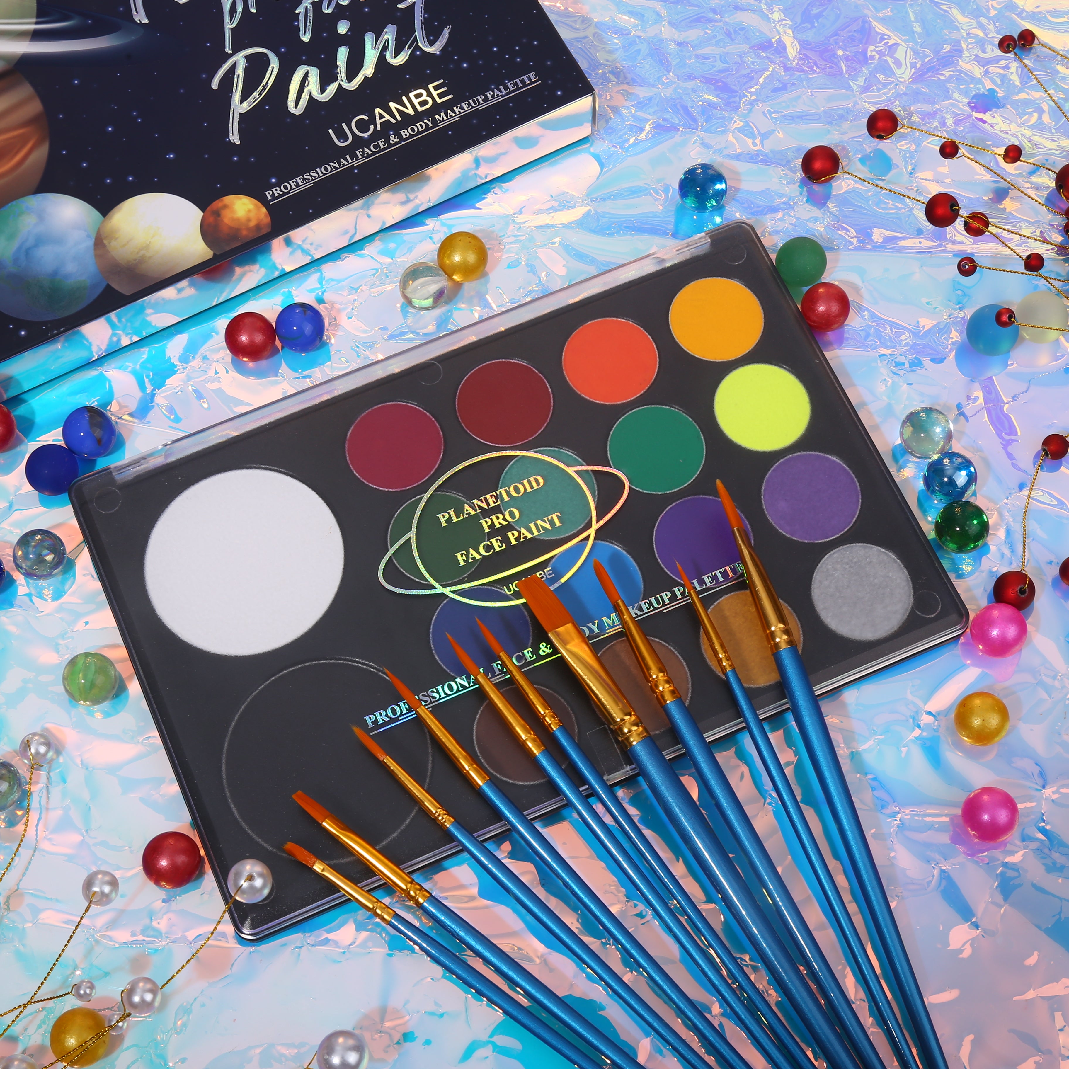 PLANETOID PRO FACE & BODY PAINTING PALETTE
