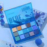 15 Colorful Matte Makeup Eyeshadow Palette