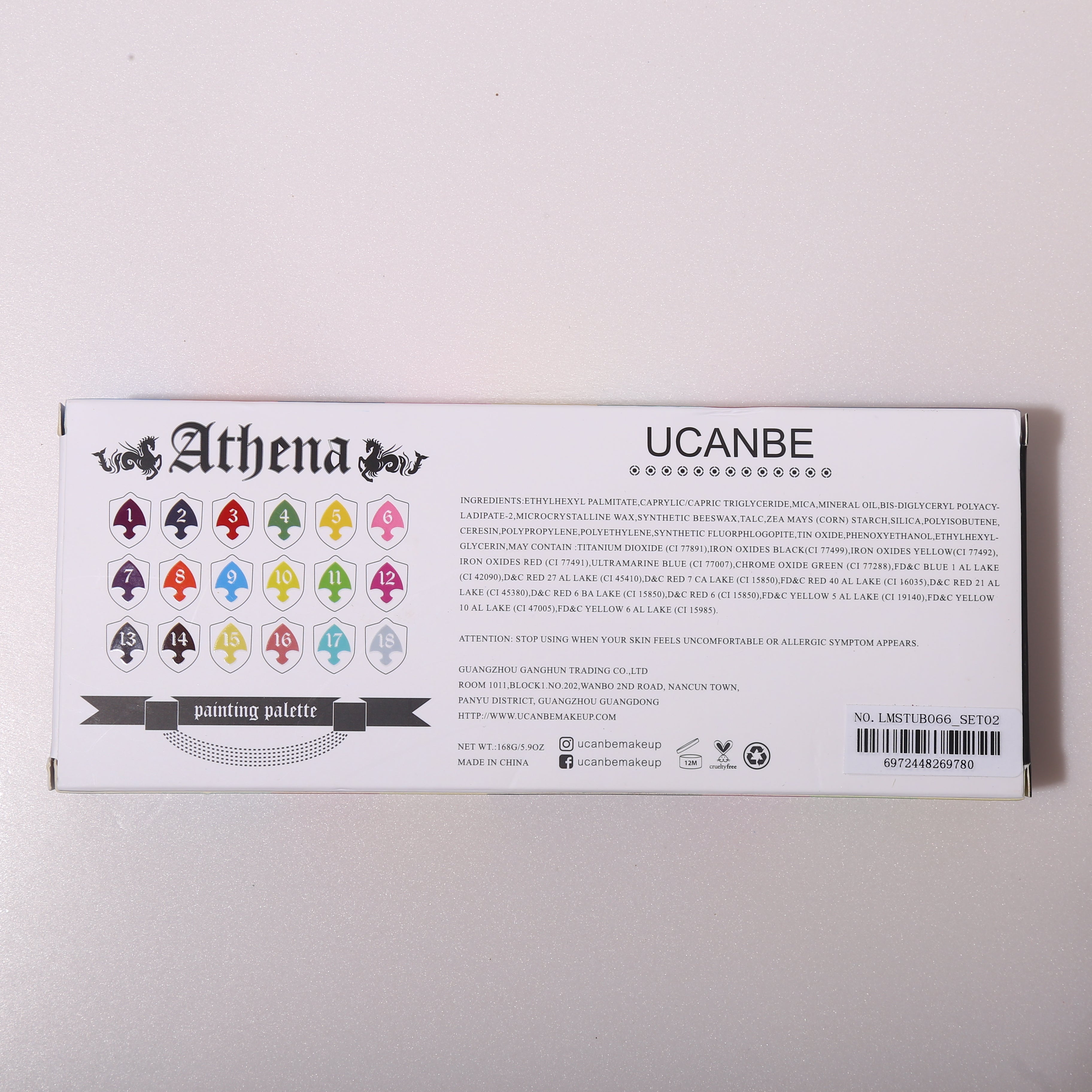 Athena Painting Palette Set (With Brushes)