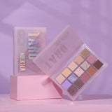 15 Colorful Matte Makeup Eyeshadow Palette