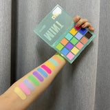 15 Colorful Matte Makeup Eyeshadow Palette