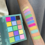 15 Colorful Matte Makeup Eyeshadow Palette