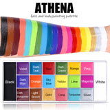 UCANBE Athena Painting Palette - Professional Face Body Paint Oil - 20 Colors