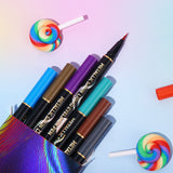 Metallic satin liquid makeup pen 7pcs