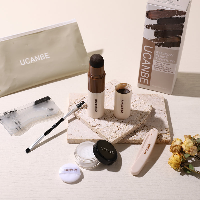 Eyebrow stamp stencil kit - UCANBE