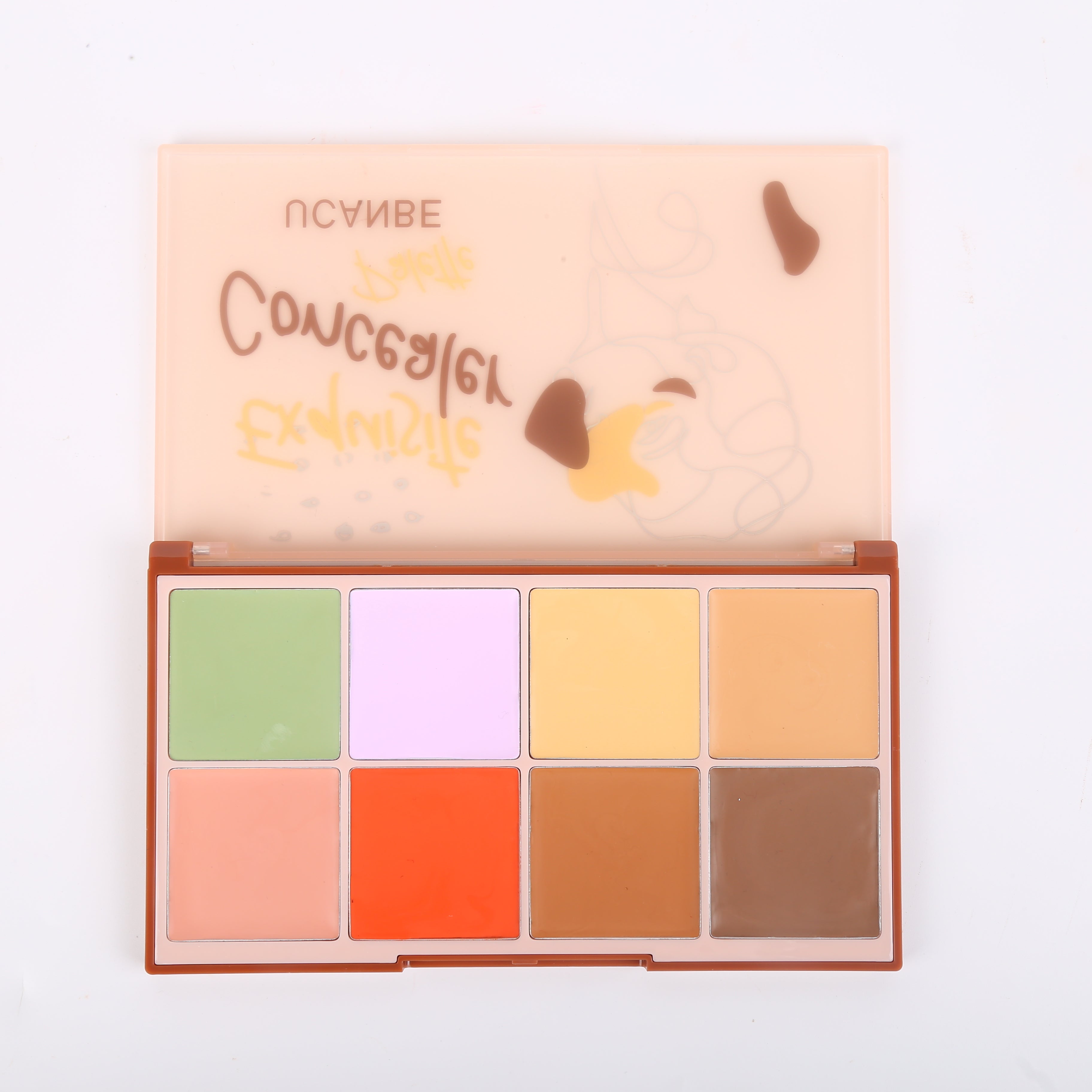  UCANBE Face Concealer Contour Cream Makeup Palette - 8 Colors  Exquisite Facial Camouflage Contouring Corrector Pallet Full Coverage Make  Up Kit (03) : Beauty & Personal Care