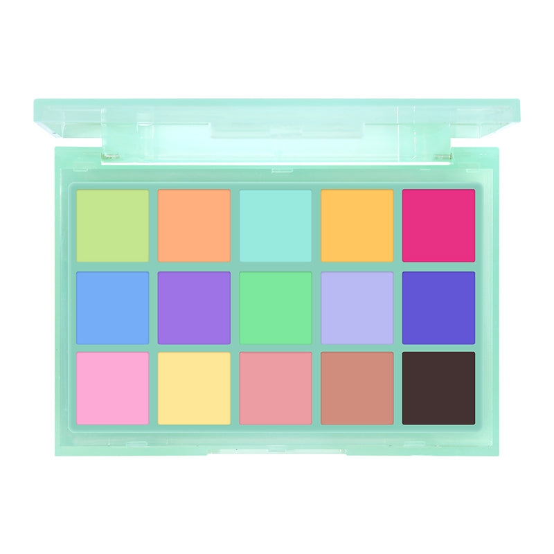 15 Colorful Matte Makeup Eyeshadow Palette - UCANBE