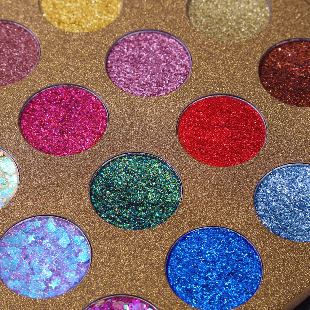 UCANBE 'Pretty All Set' Palette // Eyeshadow, Highlighters, Bronzers &  Glitter 🎨 