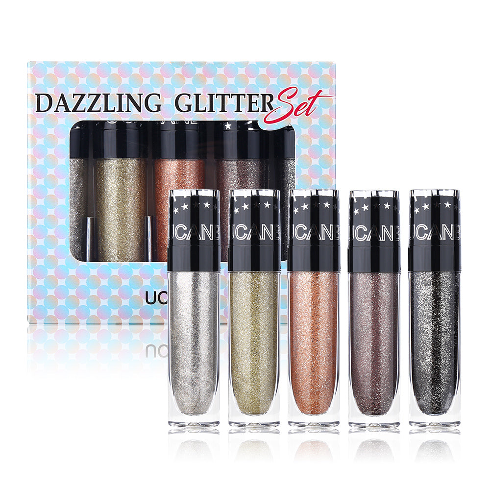 Ucanbe Dazzling Glitter Long-lasting Highly pigmented Shimmer Eyeshadow  Liquid Set – UCANBE