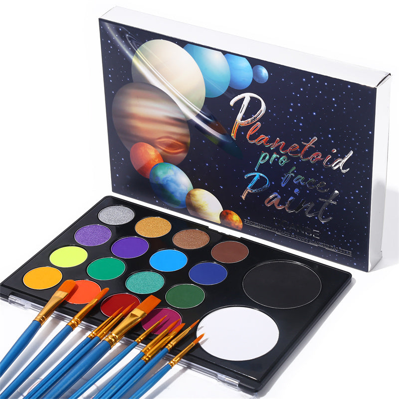 20 Colors Face Painting - Face Body Paint Palette Kit For  Adult/professional Tattoo Painting Art, Halloween